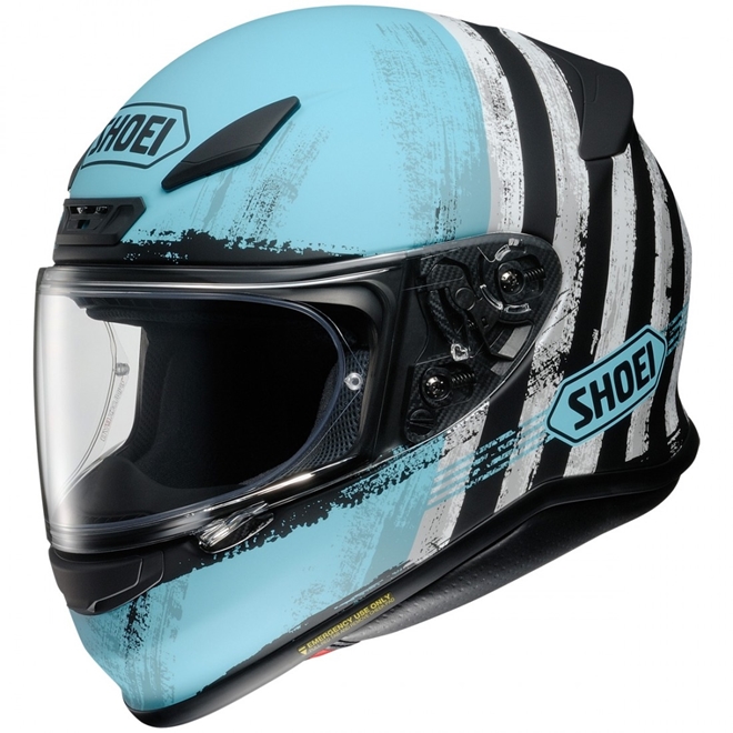 Capacete Shoei NXR Shorebreak TC-2 Azul/Preto - Grid Motors