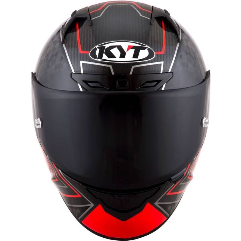Capacete KYT NX Race Carbon Prisma Preto Grid Motors