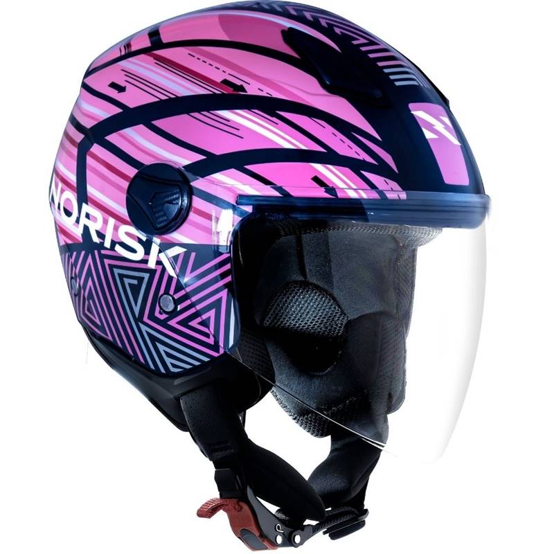 Capacete Norisk Orion Journey (Aberto) - Rosa