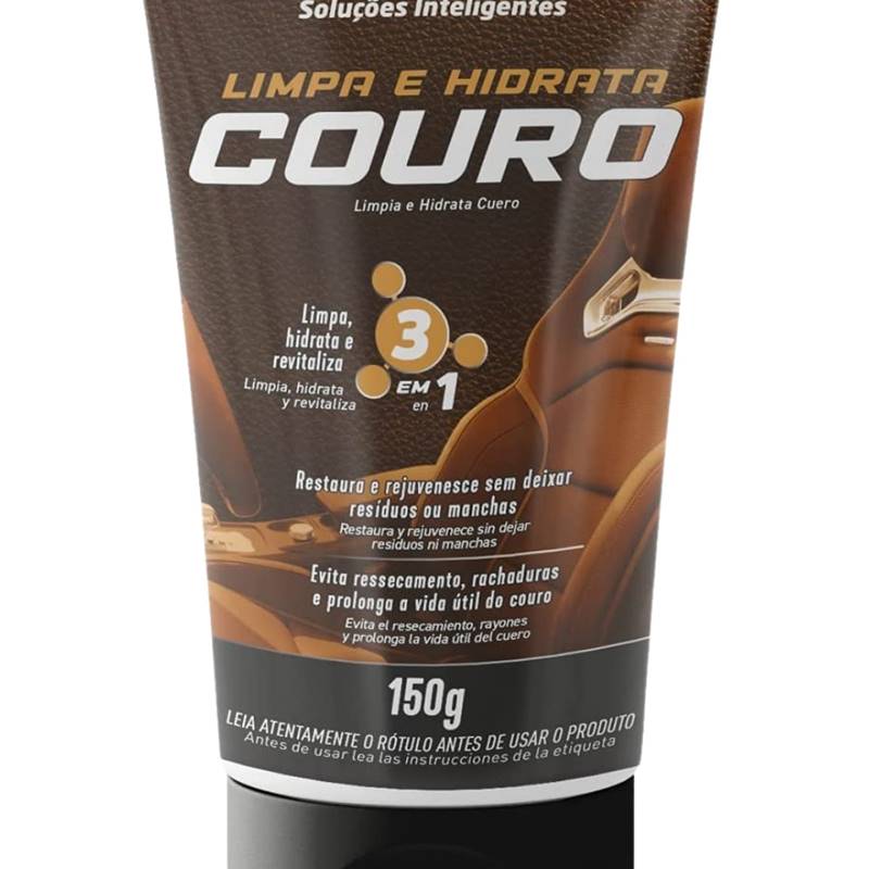 Limpa e Hidrata Couros 3 em 1 - Limpeza/Proteção/Hidratação Proauto - 150g
