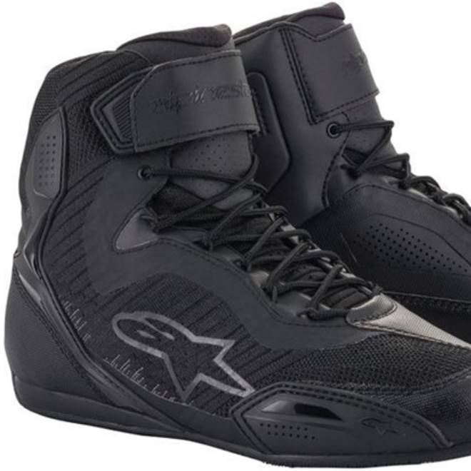 Alpinestars Faster 3 Rideknit Shoes Dark Grey Red | [en