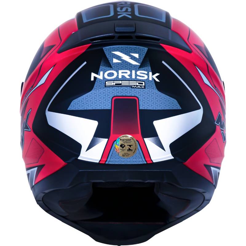 Capacete Norisk Razor Speedmax Vermelho/Preto - Grid Motors