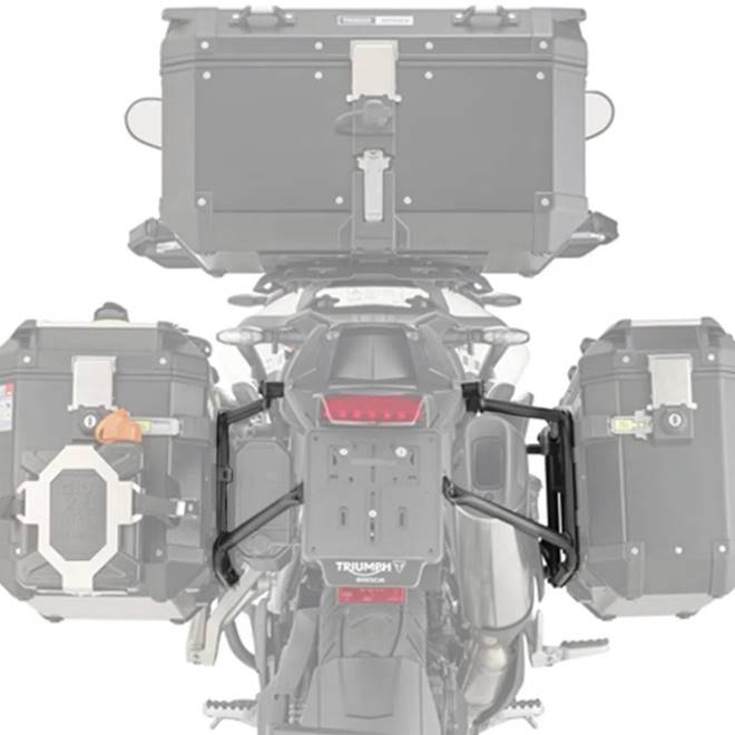 Suporte Lateral Givi Triumph Tiger900 / Tiger900 GT 2020 até 2022 PLO6415CAM Grid Motors