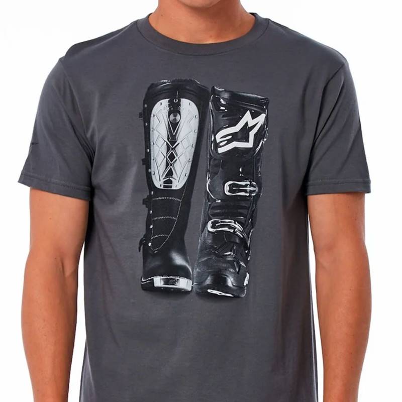 Alpinestars Roots Tee - Maglietta Uomo In Cotone - Stampa Vintage, Look Classico