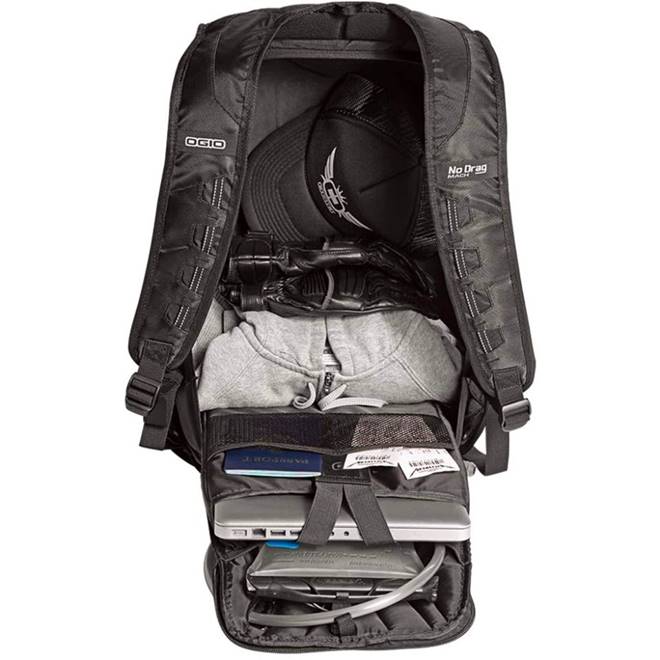 Mochila Ogio No Drag Mach 1 Pack Preto Grid Motors