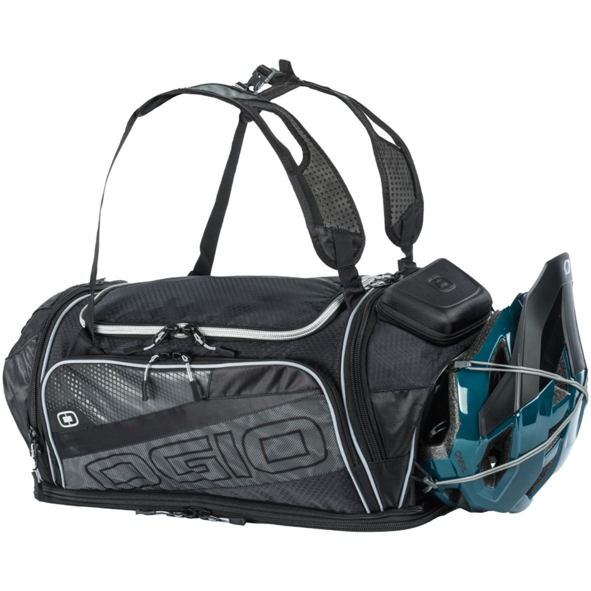 Mala Ogio Duffle Gravity Preto/Cinza Grid Motors