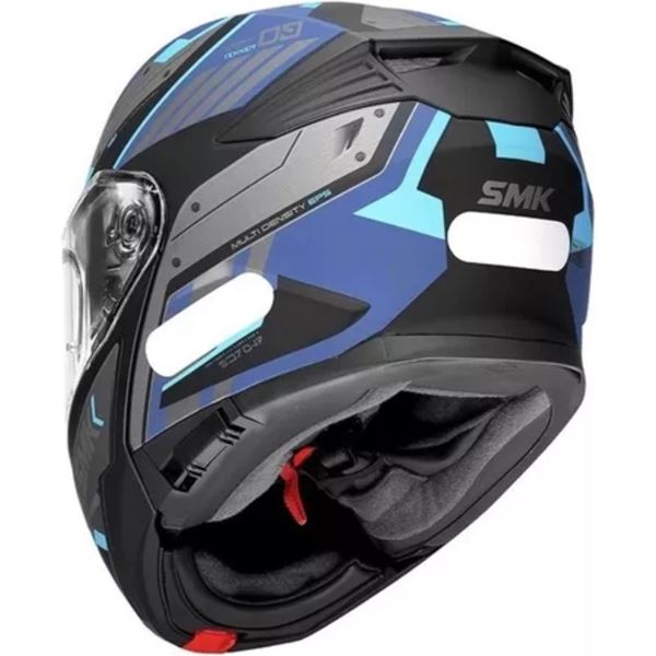 Casco Modulare Gullwing Tekker Grigio Giallo Smk
