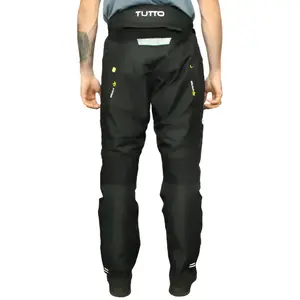 Imagem 3 de Calça Tutto Moto Everest Preto/Amarelo Fluor