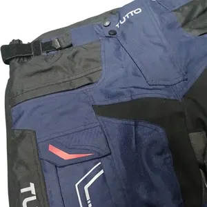 Imagem 4 de Calça Tutto Moto Everest Azul/Vermelho