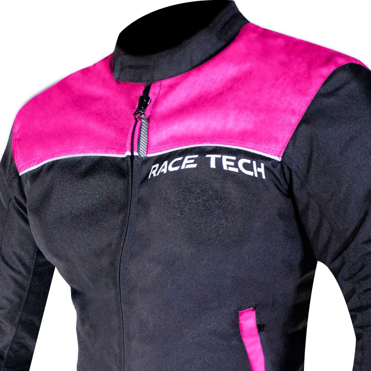 Jaqueta Race Tech Fast Preta/Rosa (Feminina) Grid Motors