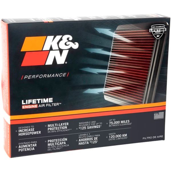 K&N Sportluftfilter Für Triumph Speed Triple 1200 RS 2021 – TB-1221, Waschbar & Wiederverwendbar