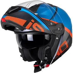 Imagem 4 de Capacete HJC I90 May - Azul/Laranja