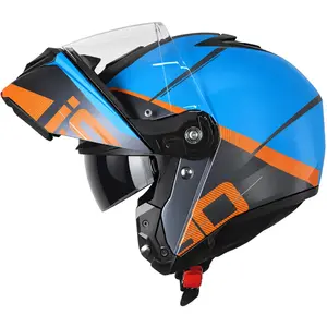 Imagem 5 de Capacete HJC I90 May - Azul/Laranja