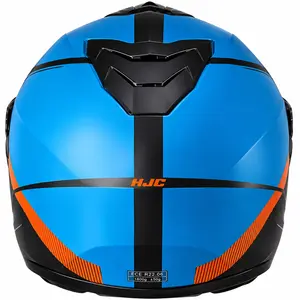 Imagem 6 de Capacete HJC I90 May - Azul/Laranja