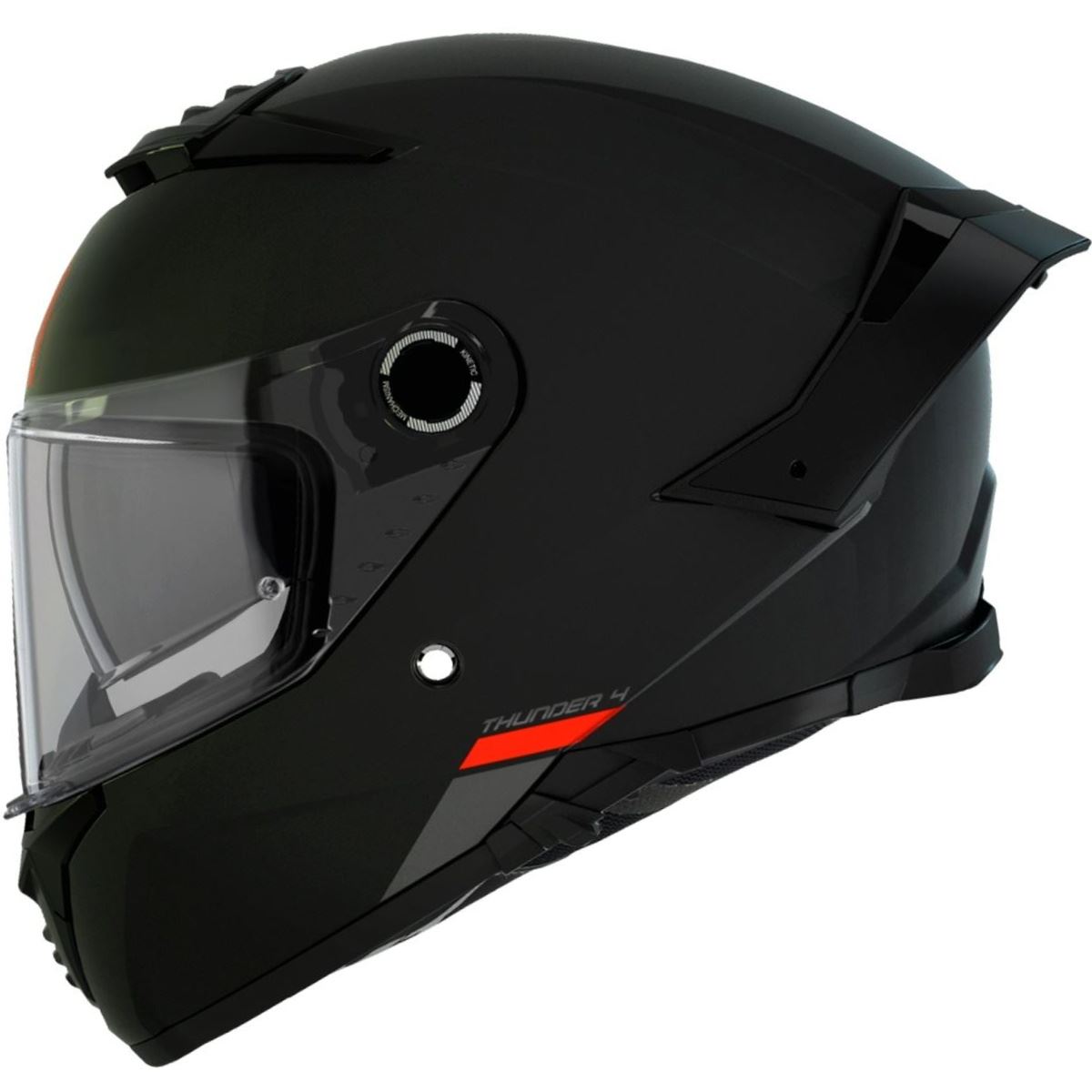 Capacete MT Thunder 4 SV Solid A1 - Preto Fosco