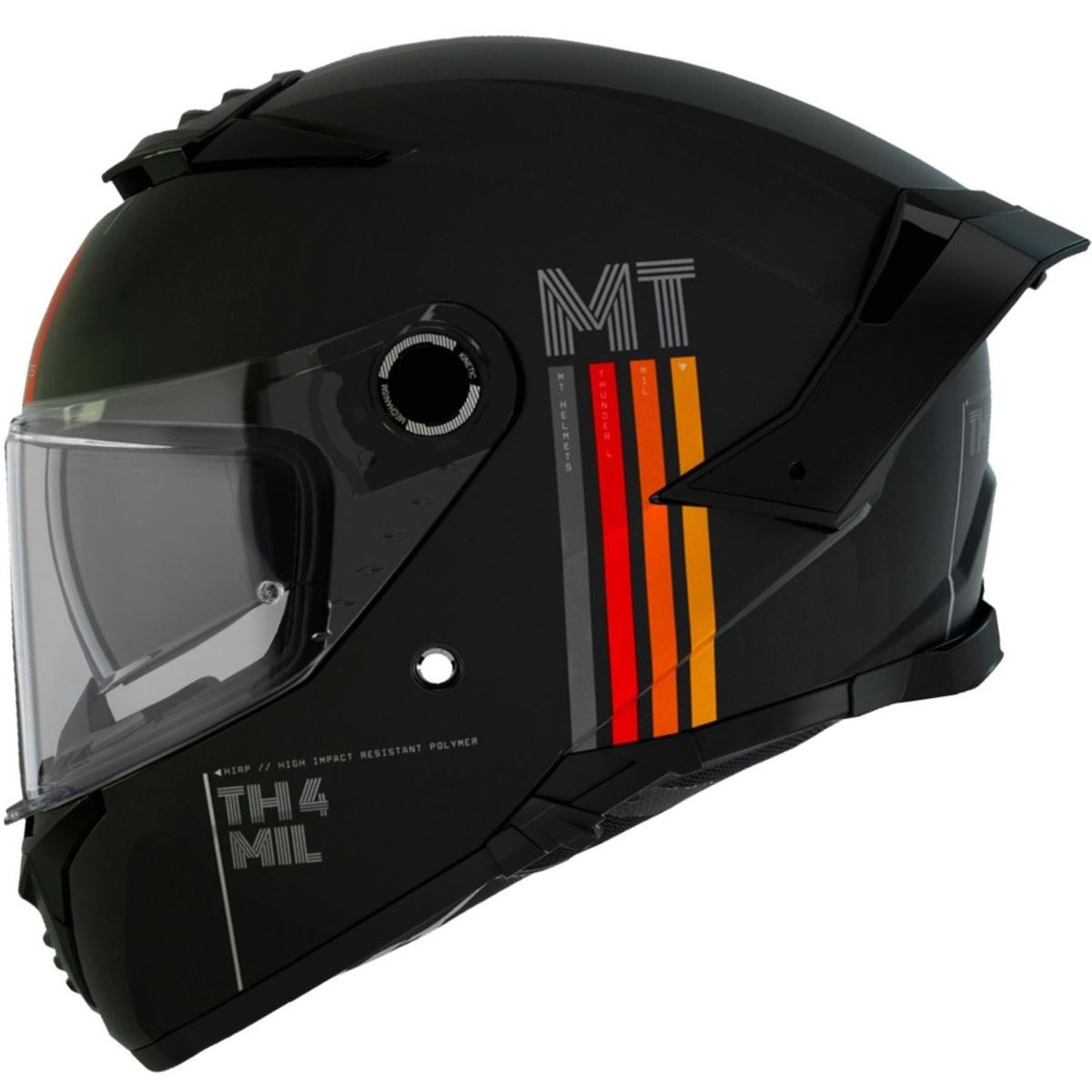 Capacete MT Thunder 4 SV Mil A11 - Preto