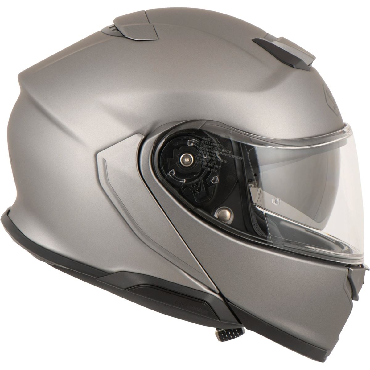 Capacete Shoei Neotec 3 - Cinza Fosco (Articulado) - Grid Motors
