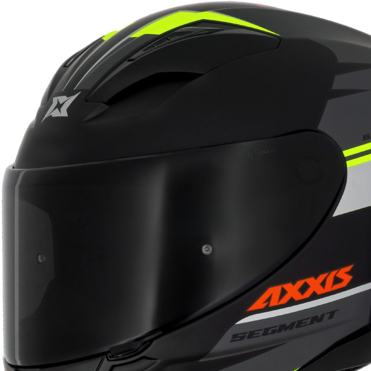 Capacete Axxis Segment Bat - Preto Fosco - Grid Motors