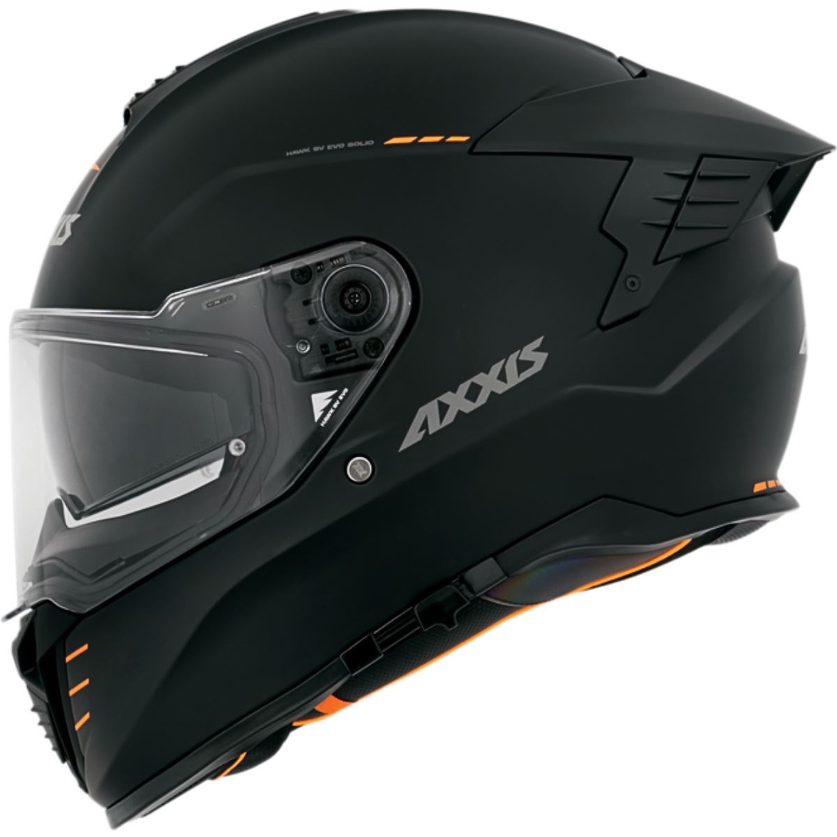 Capacete Axxis Hawk Evo SV Monocolor - Preto Fosco