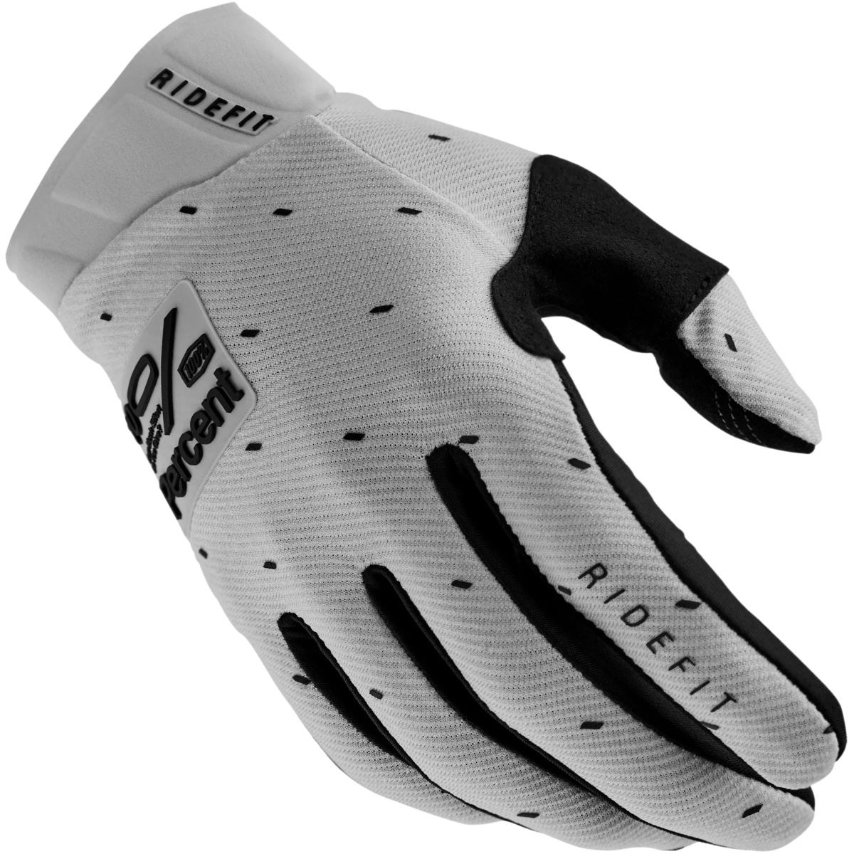 Luva 100 Ridefit Slasher Prata Grid Motors