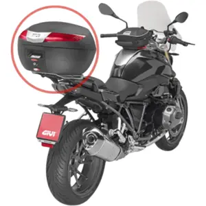 Imagem 3 de Bau / Bauleto Givi V-40N Lente Vermelha 40 Litros - Preto