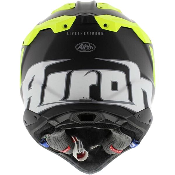 Capacete Airoh Aviator 3 Glory Amarelo Fosco - Grid Motors