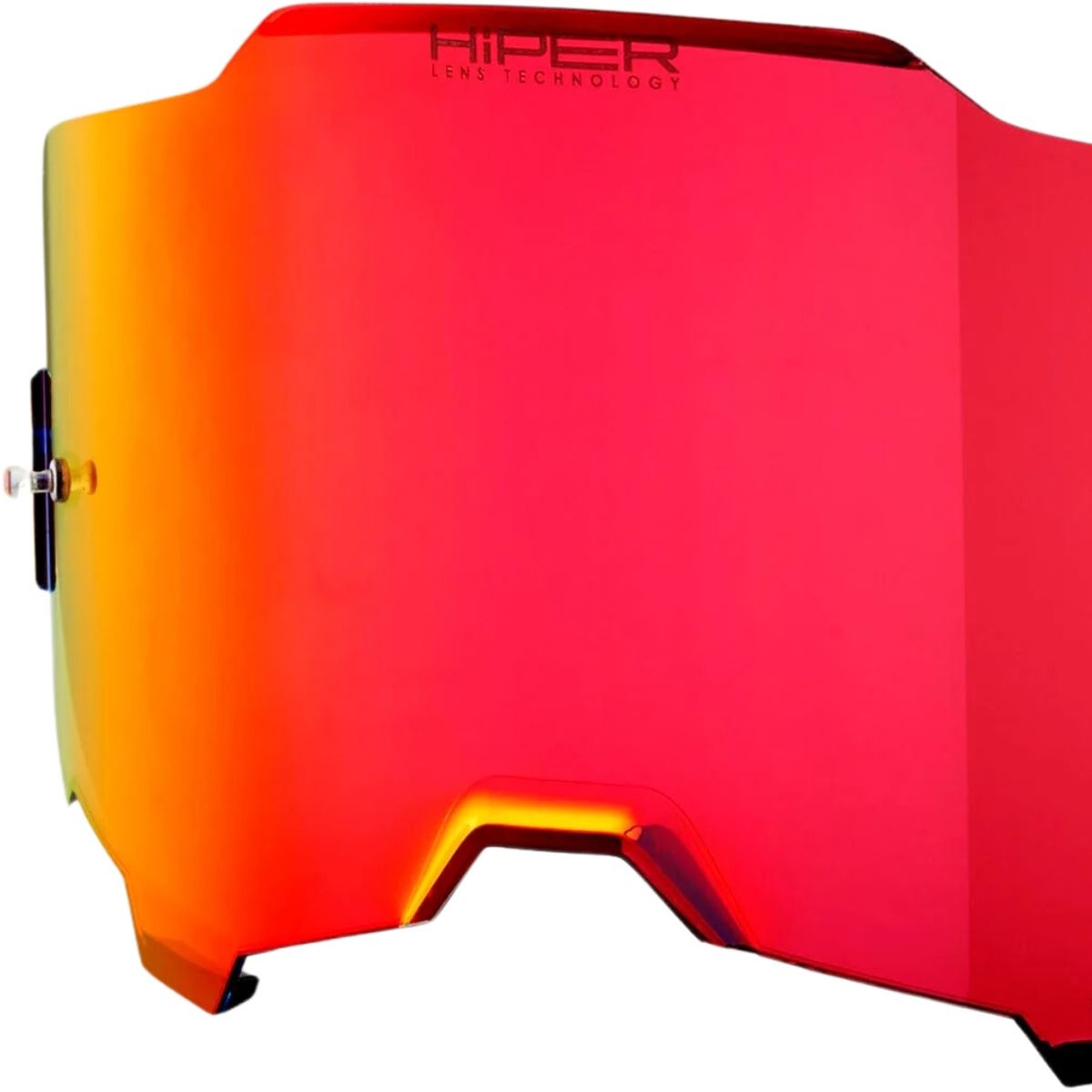 Lente 100 Armega Hiper Espelhada Vermelha Grid Motors