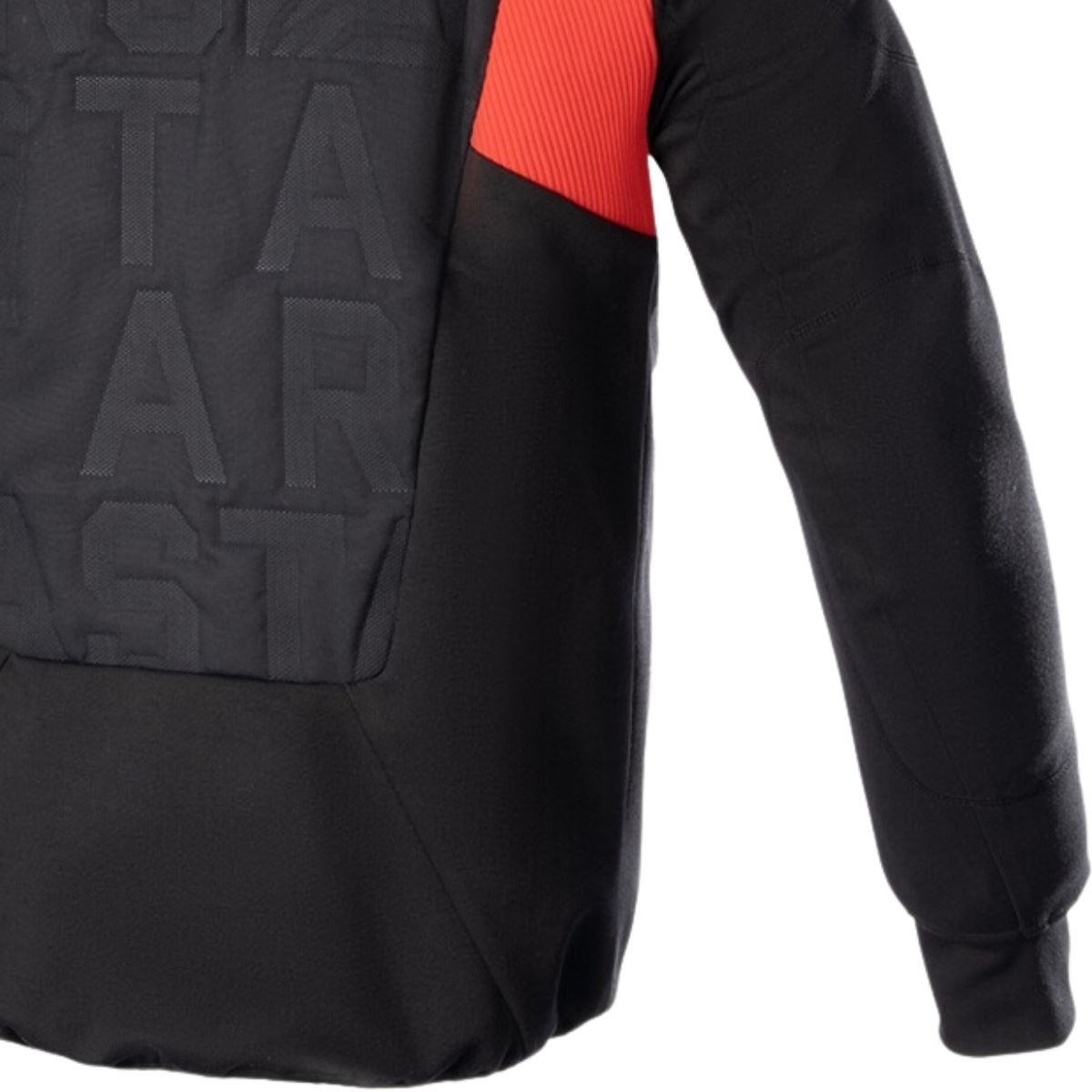 Alpinestars, Ageless Chest Hoodie, Felpa con Zip E Cappuccio, Heather/Nero Grigio, XL, Uomo