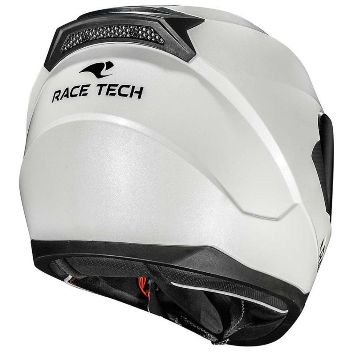 Capacete Race Tech Sector Monocolor - Branco - Grid Motors