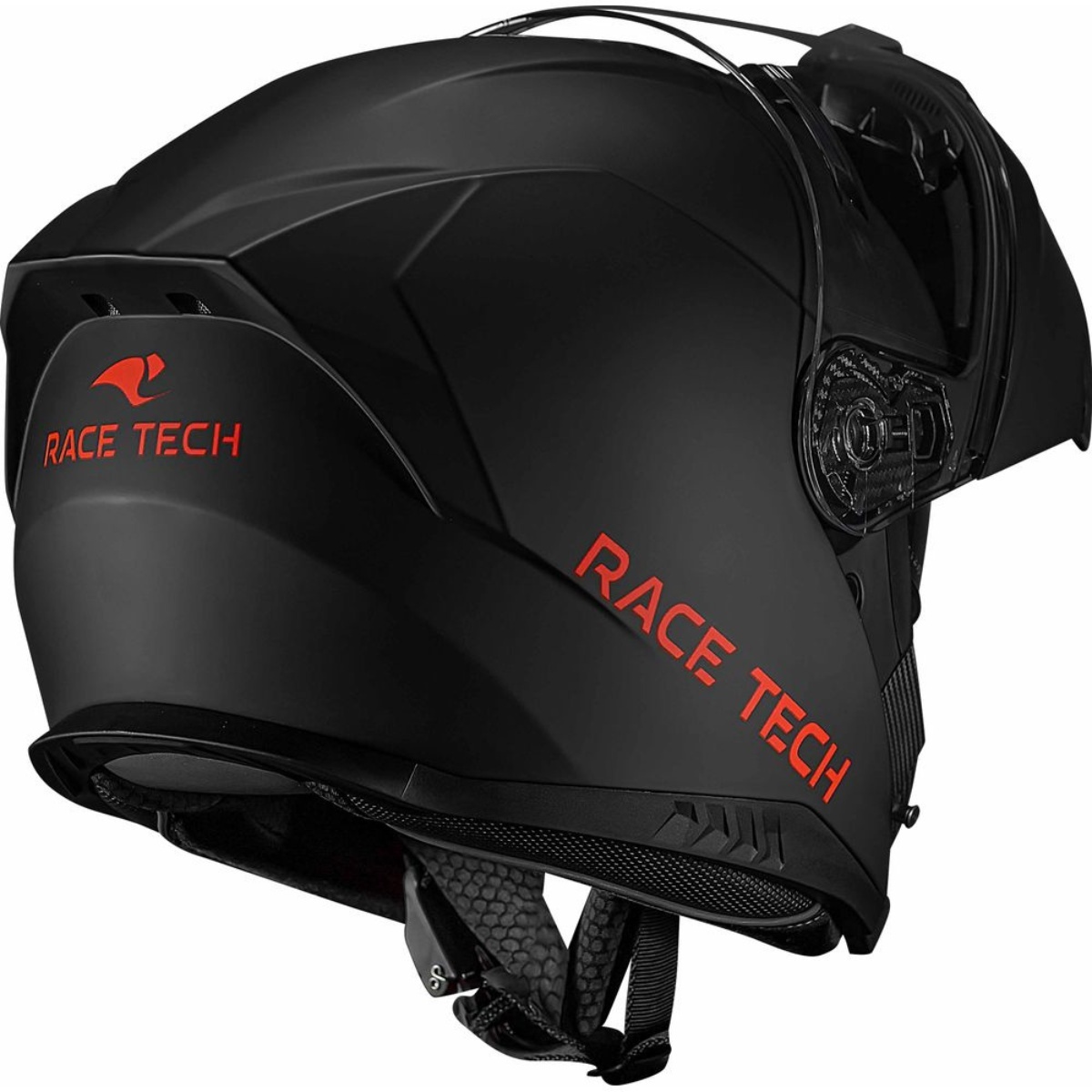 Capacete Race Tech Signal Monocolor - Preto Fosco (Articulado) - Grid ...