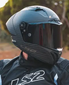 Imagem 6 de Capacete LS2 Thunder Carbon GP Aero Monocolor - Preto Fosco