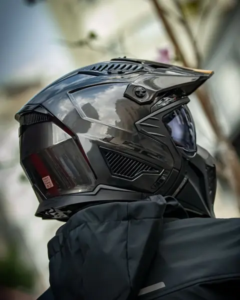 Capacete LS2 Drifter Jeans - Preto Fosco (4 em 1) - Grid Motors
