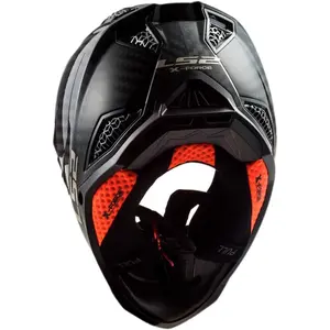 Imagem 9 de Capacete LS2 MX703 X-Force Carbon Monocolor - Preto