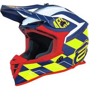 Capacete ASW R3 Victorius - Azul/Amarelo/Branco