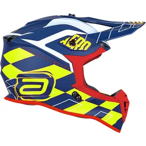 Imagem 2 de Capacete ASW R3 Victorius - Azul/Amarelo/Branco