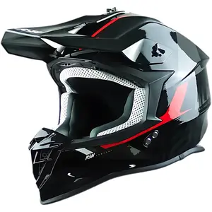 Capacete ASW R3 Evade - Preto/Vermelho