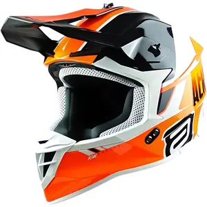 Capacete ASW R3 Evade - Preto/Laranja/Branco