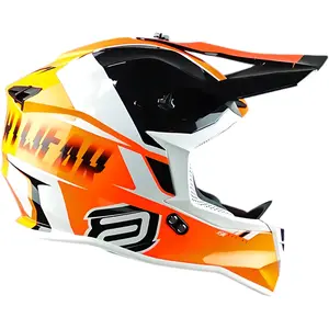 Imagem 2 de Capacete ASW R3 Evade - Preto/Laranja/Branco
