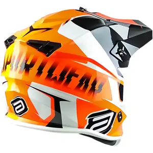 Imagem 4 de Capacete ASW R3 Evade - Preto/Laranja/Branco