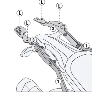 Imagem 4 de Rack Givi SR5145 para BMW F900GS 2024