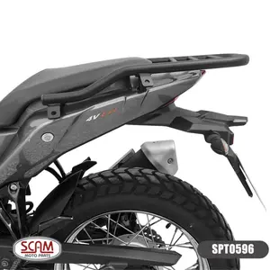 Imagem 4 de Suporte Scam Dafra NH190 (apartir de 2020) / NH300 (apartir de 2023) Preto - SPTO596
