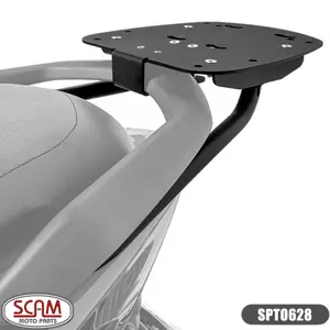 Imagem 1 de Suporte Scam Yamaha Fluo 125 (apartir de 2023) Preto - SPTO628