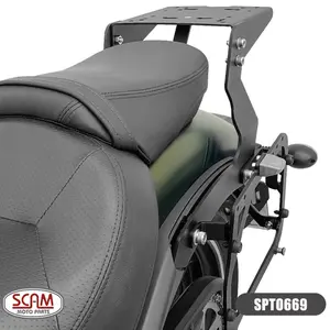 Imagem 3 de Suporte Scam Kawasaki Vulcan 650 (apartir de 2015) Preto - SPTO669
