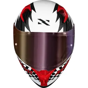 Imagem 6 de Capacete Norisk Flow Daytona - Branco/Vermelho