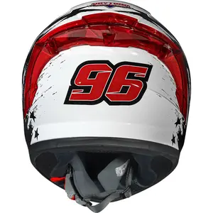 Imagem 8 de Capacete Norisk Flow Daytona - Branco/Vermelho