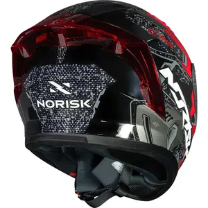 Imagem 9 de Capacete Norisk Flow Robot - Preto/Vermelho