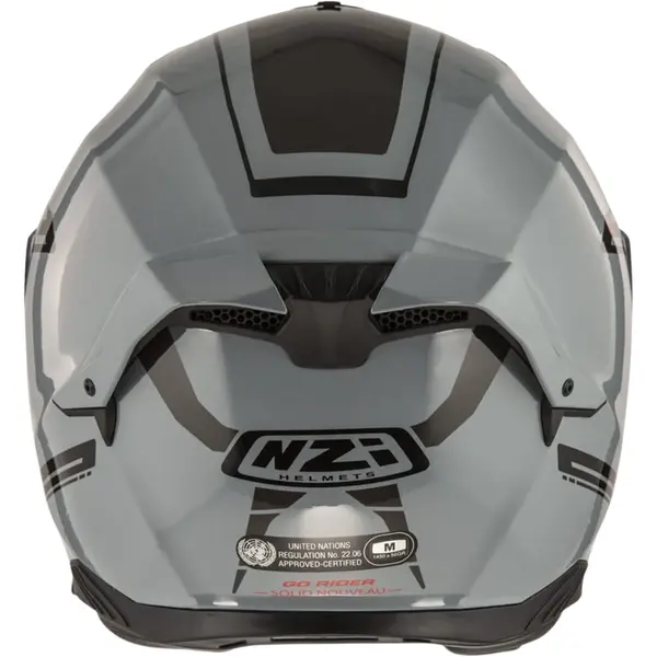 Capacete NZI Go Rider Solid Noveau - Cinza Nardo - Grid Motors