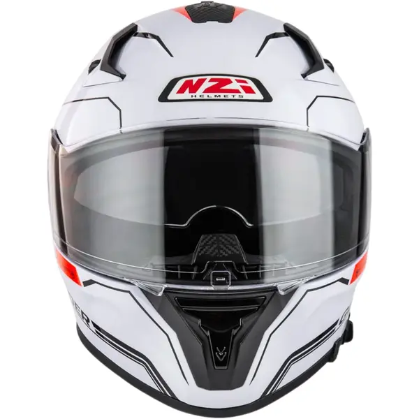 Capacete NZI Go Rider Solid Noveau - Branco - Grid Motors