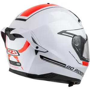 Imagem 7 de Capacete NZI Go Rider Solid Noveau - Branco
