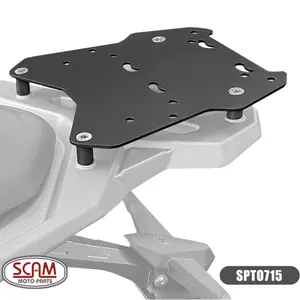 Imagem 1 de Suporte Scam Zontes T310 (apartir de 2023) / T350 (apartir de 2025) Preto - SPTO715